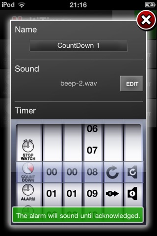 Multitimer - Unbegrenzte Countdowns, Stopuhren, Wecker und Zeitanzeigen screenshot 2