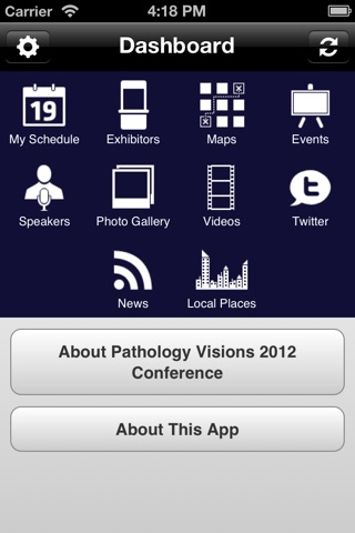 Pathology Visions 2012 Conference screenshot 2