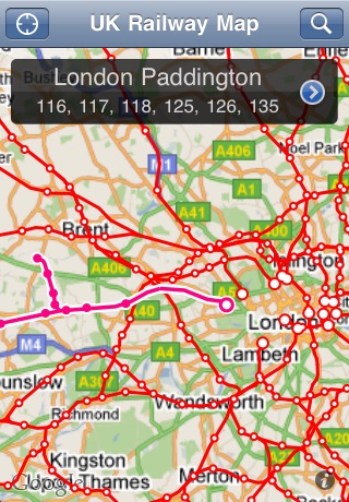 UK Railway Map screenshot 3