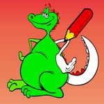 Fantasy Coloring Book for Children learn to color wizard, dragon, monster, castle, frog and more