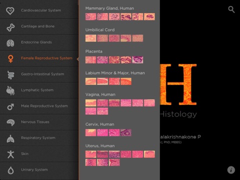 Human Histology by Professor Gopalakrishnakone screenshot 3