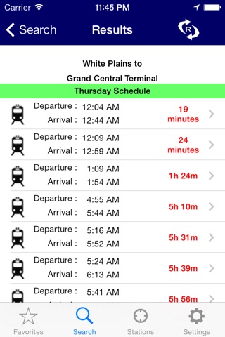 iTransitBuddy - Metro North screenshot 2