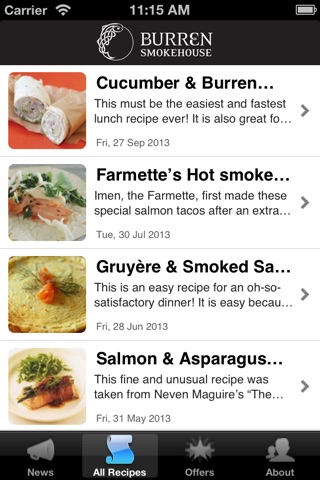 Burren Smokehouse Recipes and Updates screenshot 2