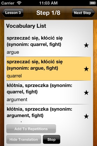 eTutor Angielski B1 for iPhone screenshot 2