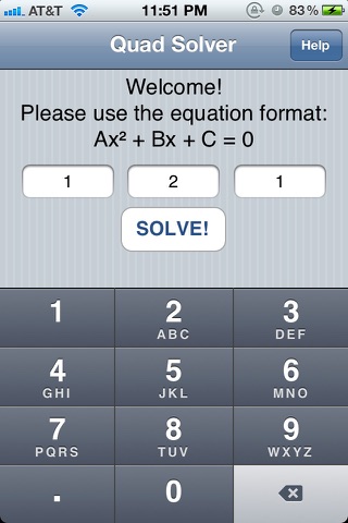 Quad Solver screenshot 2