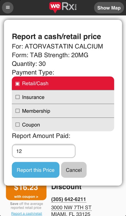 WeRx: Prescription Medication Price Transparency & Savings screenshot-4