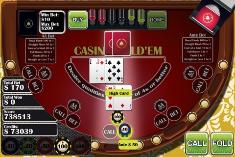 Casino Hold´em Poker screenshot 3