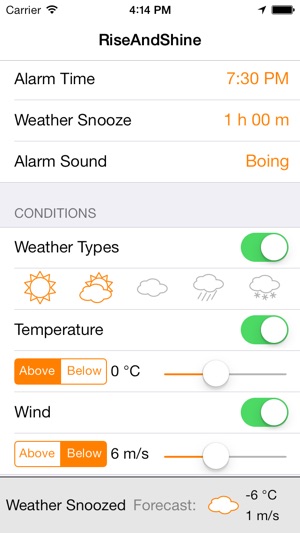 RiseAndShine - Weather Alarm Clock(圖4)-速報App