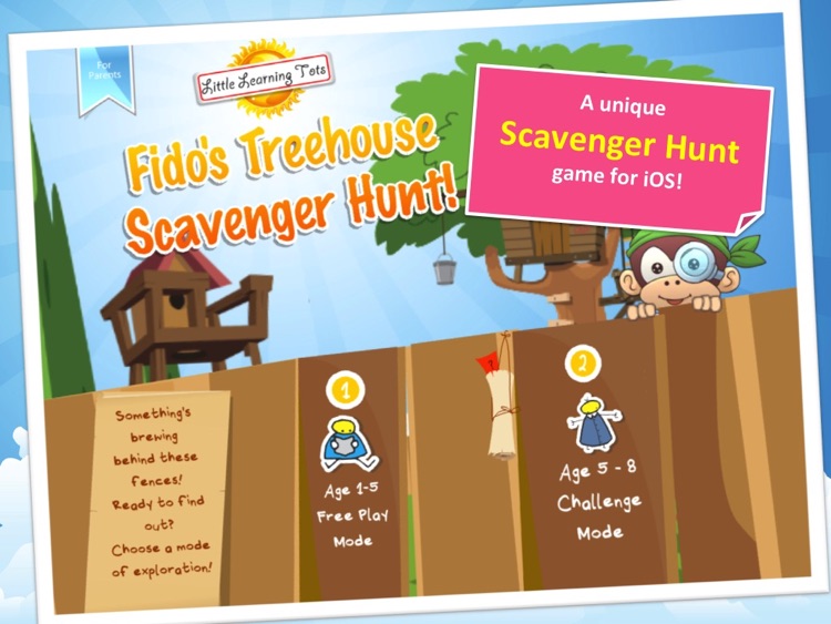 Fido's Treehouse Scavenger Hunt