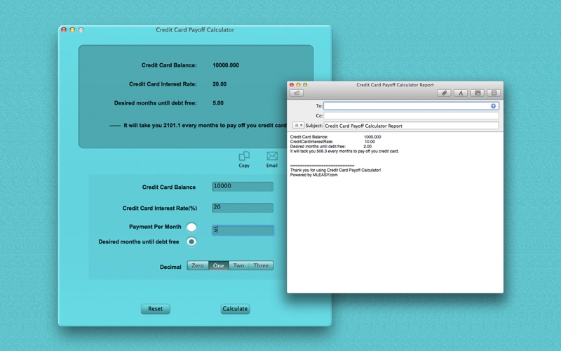 Credit Card Payoff Calculator thumbnail 3