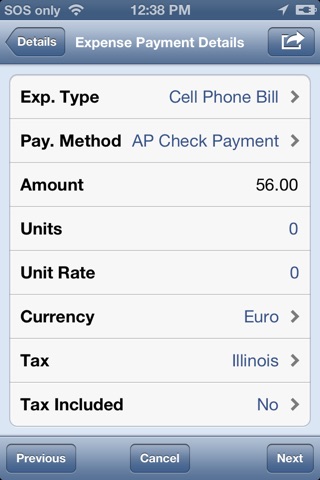 Expenses 9.06.01 screenshot 2