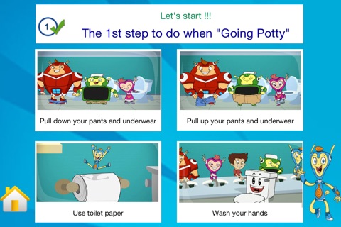Step by Step Going Potty with the Wonkidos screenshot 2