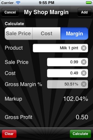 MyShop Margin screenshot 2