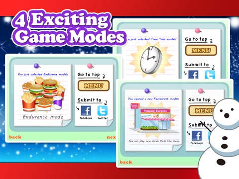Christmas Yummy Burger Maker Game Free screenshot 4