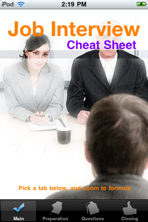 Job Interview Cheat Sheet