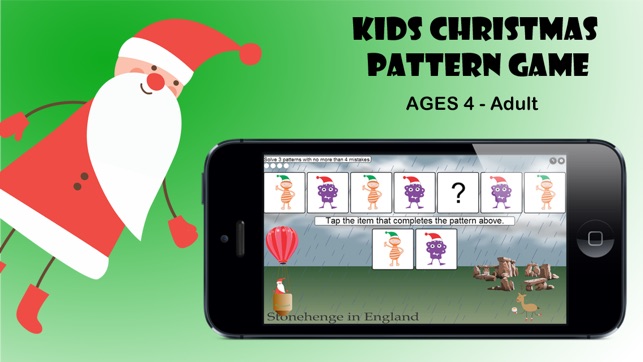 Kids Christmas Pattern Game by Corvid Apps(圖1)-速報App