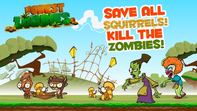 Forest Zombies Run Free - Flick Zombie Temple Attack Game Ve(圖1)-速報App