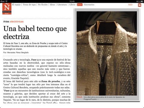 Revista Ñ screenshot 3