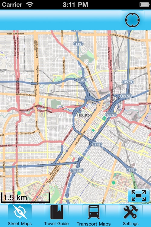 Houston Street Map Offline