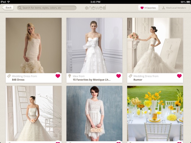 Wedding Inspiration and Planner from OneWed(圖5)-速報App