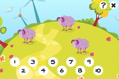 123 Farm counting game for children: Learn to count the numbers 1-10 with pets and animals of the barn screenshot 4