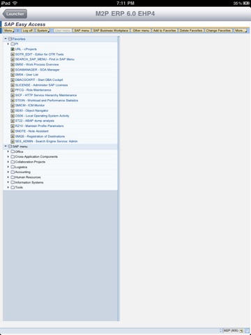 SAP Launcher screenshot 3