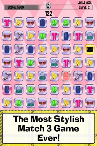 Closet Crush - Fashion Match 3 Puzzle Game! screenshot 2