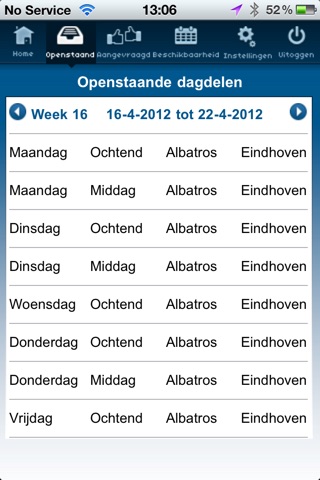 P-centrum VervangersApp screenshot 3