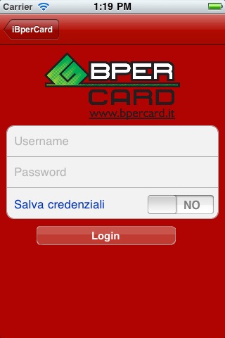 iBperCard screenshot 2