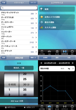カロリーマスター (ダイエット管理) screenshot1
