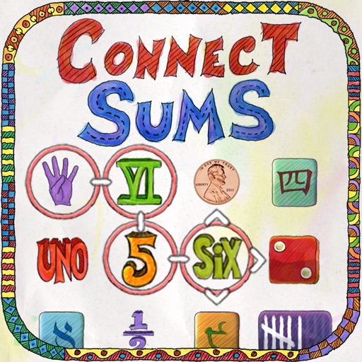 Connect Sums - A Math Doodles Challenge iOS App