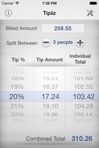 Tipiiz - Tip Calculator screenshot 2