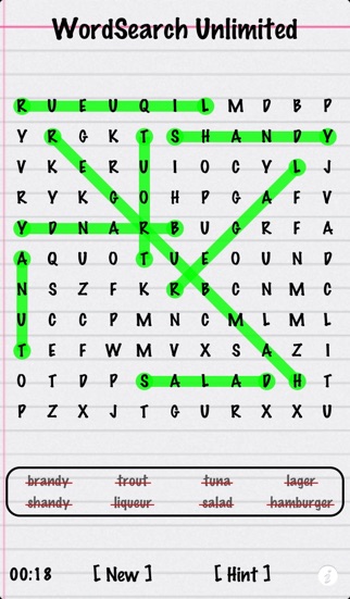 Screenshots of Word Search Unlimited Free for iPhone