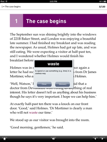 The Hound of the Baskervilles: Oxford Bookworms Stage 4 Reader (for iPad) screenshot 2