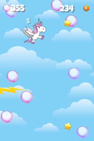 A Bubble Adventure: Flying Unicorn Dash screenshot 3