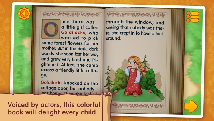 Goldilocks and the three bears: WonderBook. screenshot-3