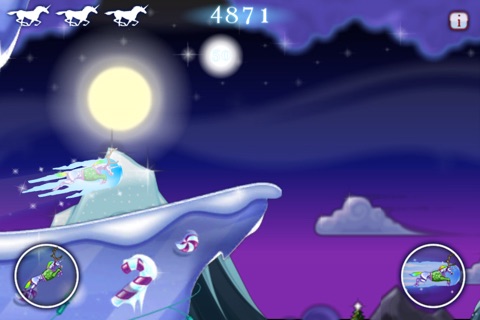 Robot Unicorn Attack Christmas Edition screenshot 4