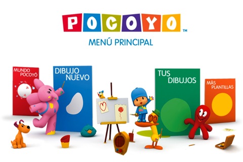 Coloring with Pocoyo and Friends, for iPhone screenshot 3