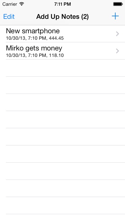 Add Up Notes