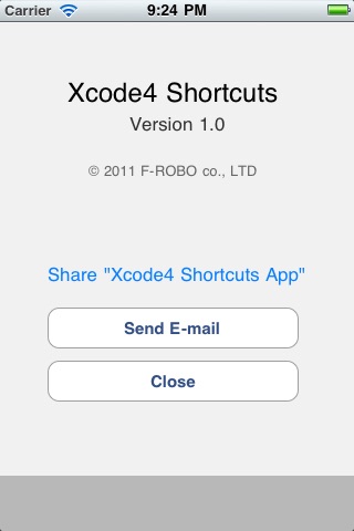Xcode4 Shortcuts screenshot 4