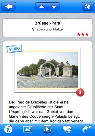 Brussels Multimedia Travel Guide in German screenshot 4