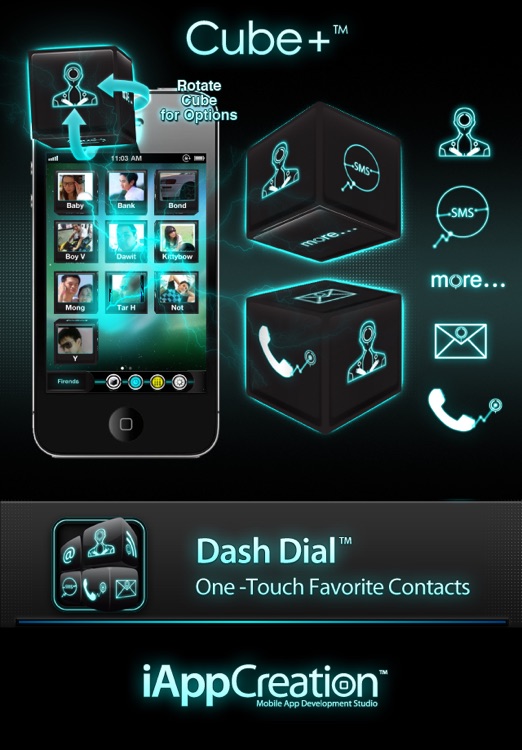 Dash Dial - One Touch Favorite Contact