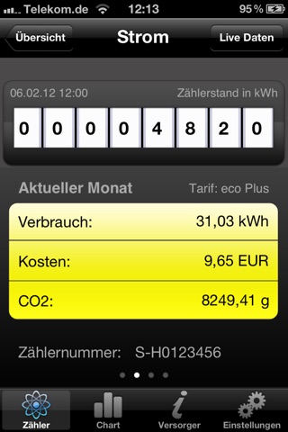 smartMETER.app screenshot 2