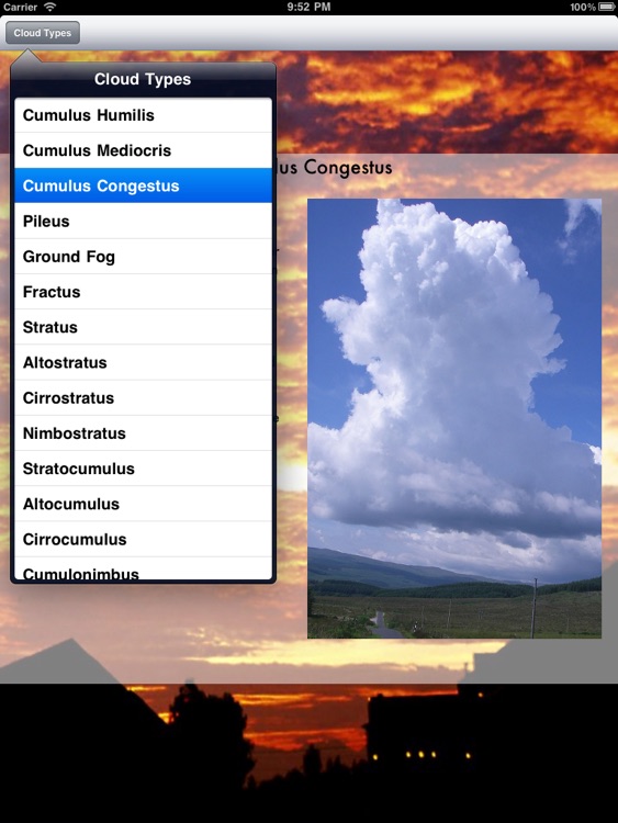 Cloud Chart