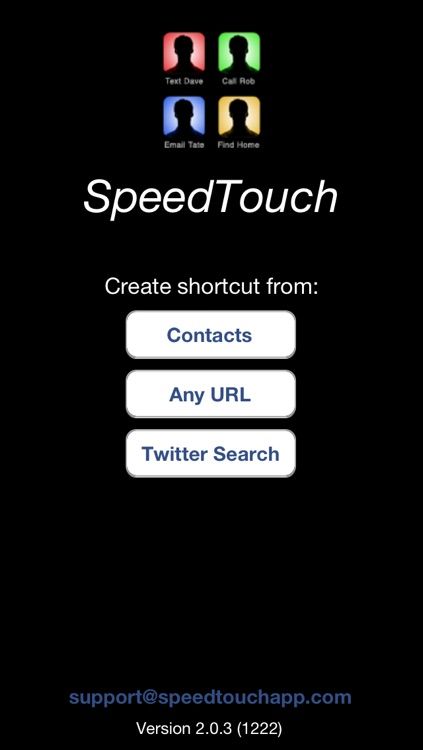 SpeedTouch : The Best Home Screen Shortcuts
