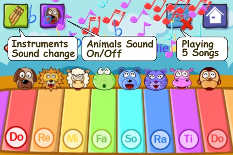 Animal Piano - Play Instrument screenshot 2