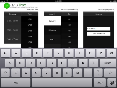 HistoryTime lite screenshot 2