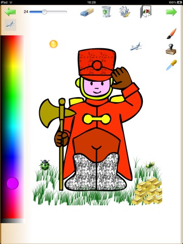Livre de coloriage pour les enfants et les bébés pour iPad - 24 Coloriages faciles pour les plus petits avec des animaux, des clowns et plus encore screenshot 2