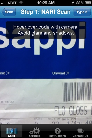 Sappi Product Scanner screenshot 2