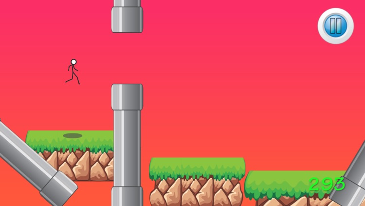 Flappy Stickman Obstacle Course